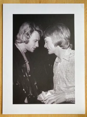 Productafbeelding van Claude François - Johnny Hallyday - 1969 - Poster - 28,4 x 38 cm