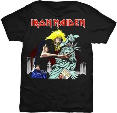 Produktbild von Iron Maiden - "New York" T-Shirt für Herren/Damen Uni RO2350 (L) (Schwarz)