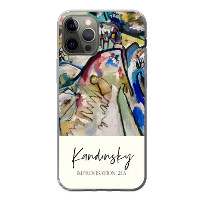 Produktbild von MuchoWow® Handyhülle Schutzhülle Hülle für iPhone 13 Pro Improvisation 21A - Kandinsky - Alte Meister Silikon Softcase Handy Hülle - Handy-Tasche