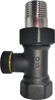Produktbild von Rotheigner Rücklaufverschraubung 1/2 Zoll Durchgangsform schwarz matt