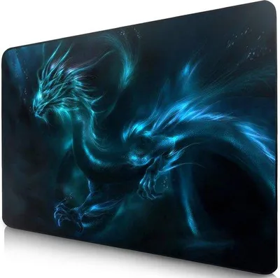 Productafbeelding van Ibenzoa® Extra groot muismat voor gaming en kantoor – antislip onderkant, afgewerkte randen, rolbaar, geoptimaliseerd voor lasersensoren en optische sensoren