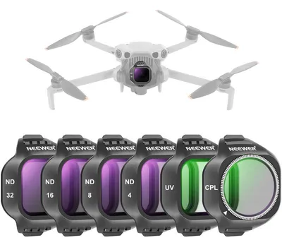 Obrázek produktu pro Neewer sada filtrů (CPL/UV/ND4/ND8/ND16/ND32) pro DJI Mini 5 Pro