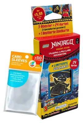 Zdjęcie produktu dla Zestaw kart kolekcjonerskich Ninjago, seria 11 - 1 specjalna paczka (losowy wybór) + ekskluzywne etui kolekcjonerskie