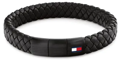 Image de Bracelet en cuir tressé avec fermoir en acier 2790662