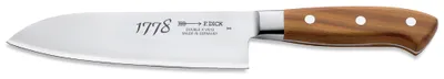 Produktbild von F. DICK Santoku, Küchenmesser, 1778 (Messer Klinge 17 cm, nichtrostend, 61° HRC)