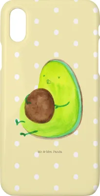 Produktbild von Mr. & Mrs. Panda Iphone 10 Handyhülle Avocado Pfeifen - Gelb Pastell - Geschenk, Cover, X, Abnehmen, Schwanger, Handy, Ernährung, Hülle