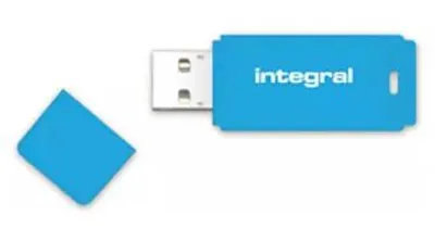 Image de Cle Usb 2.0 64 Go Bleu. - Integral