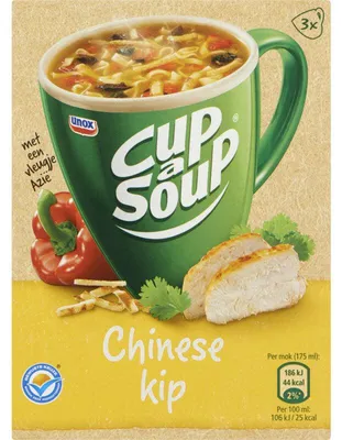 Immagine prodotto di Unox Cup-a-Soup Chinese Kip 39g – Zuppa di pollo veloce e deliziosa in una tazza