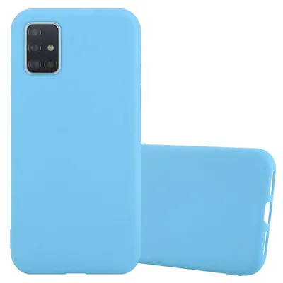 Obrázek produktu pro Cadorabo Case for Samsung Galaxy A72 4G / 5G Protective Cover in Blue Pouzdro na mobilní telefon TPU Silicone Case Cover