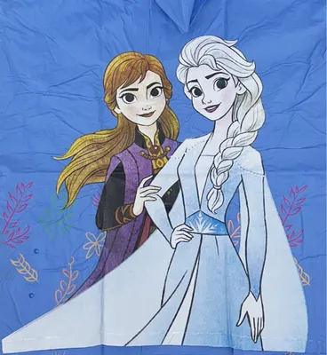Produktbild von Frozen - Die Eiskönigin Anna & Elsa Kinder Mädchen Regenmantel, Größe:104-110