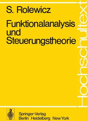 Produktbild von Funktionalanalysis und Steuerungstheorie