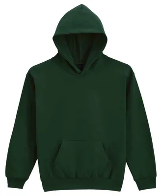 Productafbeelding van Gildan - "Softstyle" hoodie voor kinderen, middellicht, fleece, model LT2559 (maat M) (denengroen)