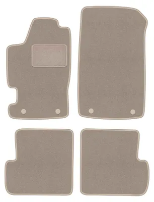 Zdjęcie produktu dla Dywaniki samochodowe welurowe LUX do: Renault Laguna I (1994-2001, kombi, liftback) beżowe, z mocowaniami