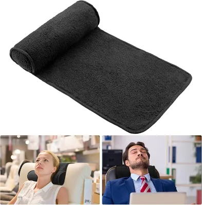 Image de Coussin cervical réglable, en polaire antidérapante, dimensions 55x33x9,5 cm, idéal pour la maison et les voyages
