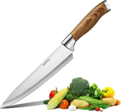 Produktbild von Küchenmesserset - rostfreies Stahl - 6 Stück - multifunktional