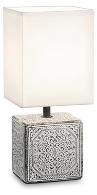 Productafbeelding van IdealLux 245348 KALI"-1, TL1, tafelarmatuur/lamp, E14, 1x40W, IP20, wit