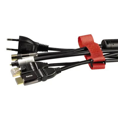 Obrázok produktu pre Hama Hook & Loop Cable Ties with buckle, Nylon, Viacfarebný, 250 mm, 360 mm, 90 mm, 10 mm