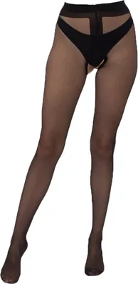 Produktbild von Ouvert-Strumpfhose INTIMO 20 DEN nero-3 (M)(40-42)
