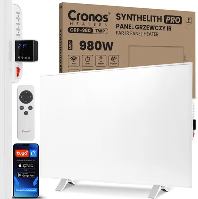 Zdjęcie produktu dla Panel grzewczy IR CRONOS Synthelith PRO CRP-980TWP White