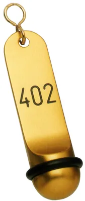 Produktbild von Hotelschlüsselanhänger , goldfarben