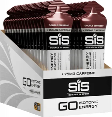 Produktbild von SIS GO Energy + Caffeine Gels (30x60ml) Double Espresso - Energie & Ausdauer - Energie-Gel