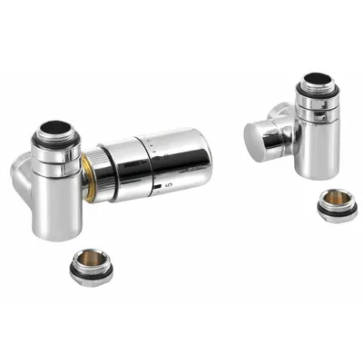 Immagine prodotto di Sapho Corner Combi - Set di attacchi per valvola termostatica triassiale, sinistra, cromo CP3021S