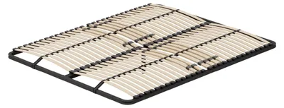 Immagine prodotto di Rete a doghe - 180 x 200 cm - 56 doghe in legno - Zona centrale regolabile
