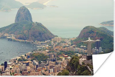 Produktbild von MuchoWow® Poster Statue - Rio de Janeiro - Skyline 30x20 cm - Plakate - Print