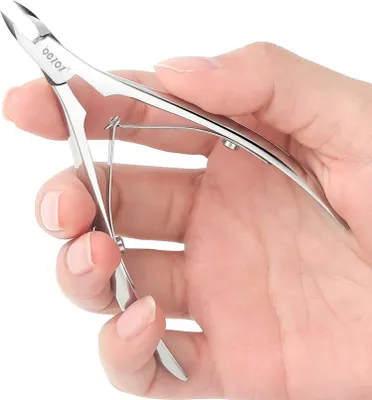 Image de BEZOX Pince à cuticules avec griffe de 4 mm - coupe-cuticules professionnel en acier inoxydable, polissage miroir