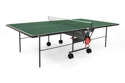 Immagine prodotto di Sponeta S 1-12 e tavolo da ping pong per esterni, 4 mm, verde, con rete, Immagine generata dall'IA