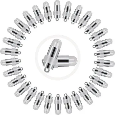 Obrázek produktu pro Miniaturní LED žárovky – teplé bílé světlo – praktické – napájené na baterie – vhodné pro papírové lucerny, svatební výzdobu a večírky