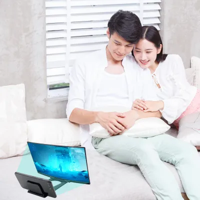 Obrázok produktu pre 12-palcová lupa na obrazovku telefónu, 3D zakrivený zosilňovač pre mobilné telefóny, skladacie zväčšenie, stojan na smartfón, domáca kancelária, deti, starší ľudia