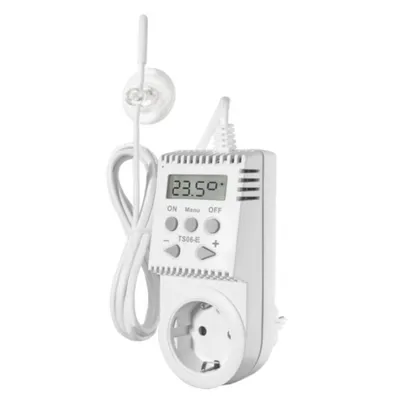 Produktbild von Temperaturabhängig Geschaltete Steckdose Ts06-E Mit Externem Fühler