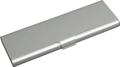 Produktbild von Reiseapotheke Alu 9/17 Globuli Gläser (ohne Gläser) | flach | OMEO® 17er silber