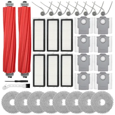 Zubehörset 34-tlg. für Roborock QV 35A/35S, Qrevo S Pro, QR 598/798
