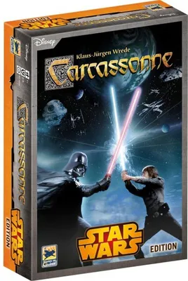 Produktbild von Schmidt Spiele Hans im Glück 48250 - Star Wars, Carcassonne, Strategiespiel