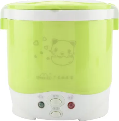 Obrázok produktu pre elektrický prenosný multifunkčný parný varič ryže 12V 100W 1L pre autá (zelený)