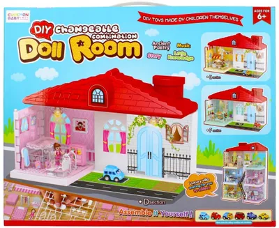 Produktbild von Mega Creative Puppenhaus Bauklötze Plastik Spielset