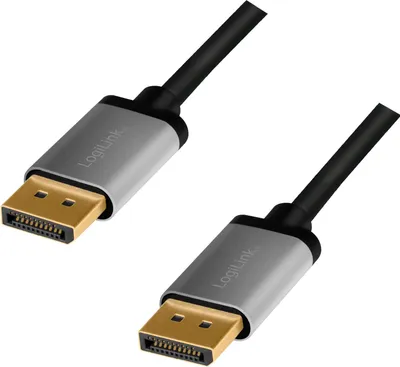 Immagine prodotto di LOGILINK LogiLink CDA0101 Cavo DisplayPort 2 m Nero, Grigio