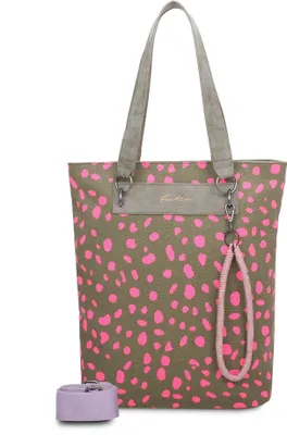 Produktbild von Fritzi aus Preußen Schultertasche Umhängetasche Wudy01 Canvas Tote Bag Spotty Pink mehrfarbig