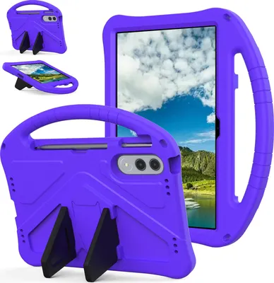 Produktbild von Kinder Hülle für Lenovo Xiaoxin Pad Pro GT 11,1" 2025, Eva Leichte Stoßfeste Ständer, Kids Griff Schutzhülle Lila