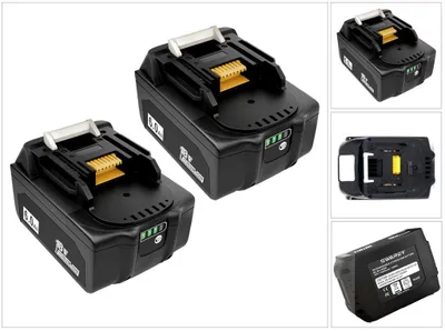 Produktbild von 2x 18V 6,0Ah Akku Batterie Für Makita BL1850 BL1815 BL1815N BL1820 BL1820B BL1830 BL1830B BL1835 BL1840 BL1840B BL1845 BL1850B BL1860 BL1860B LXT400