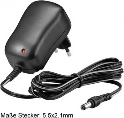 Produktbild von AccuCell Weitbereichs-Netzadapter 12 Volt, 100-240 Volt 800-1000mA