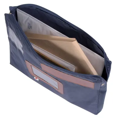 Produktbild von ALBA Mehrweg-Faltentasche/POCSOUB 42x5x32 cm blau wasserfestes Nylon, 22903127
