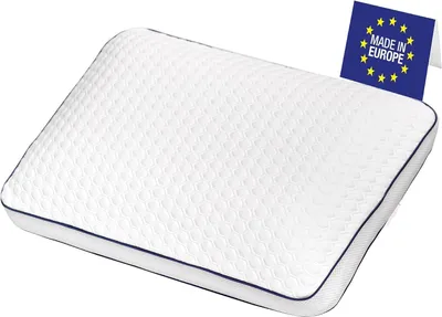 Produktbild von Sleep Comfy Memory Foam Kopfkissen 60x40x13 cm – Ergonomisches Orthopädisches Nackenkissen mit Waschbarem Bezug