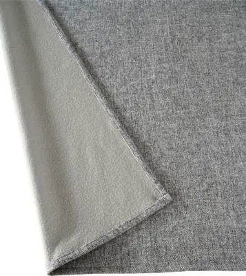 Produktbild von Vorhang mit Universalband Blackout beschichtet grau 245x130 cm