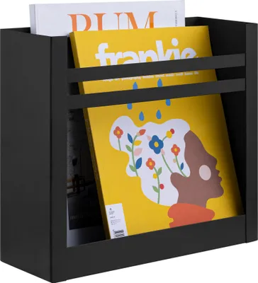 Produktbild von Navaris Zeitungshalter Wand Halterung für Zeitungen - 30x27x11cm Ablage für Zeitschriften Broschüren Briefe Flyer - Wandmontage Ablagefächer