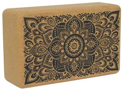 Productafbeelding van Ibenzoa® yogablokken, gemaakt van 100% natuurlijk kurk – milieuvriendelijk, composteerbaar, antislip en vormvast, geschikt voor yoga en fitness