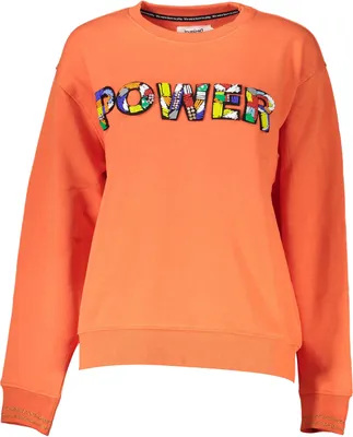 Produktbild von DESIGUAL ORANGE DAMEN SWEATSHIRT OHNE REISSVERSCHLUSS : Farbe - Orange, Größe - 2XL Größe: 2XL Farbe: Orange