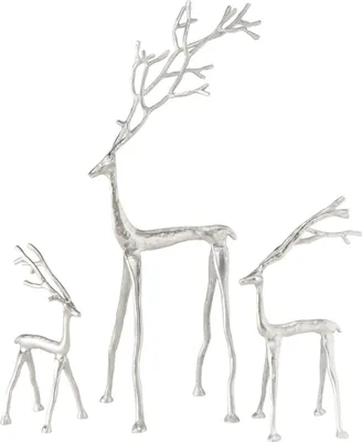 Produktbild von Boltze Gruppe Frody Hirsch silber 67cm (1 Stück)